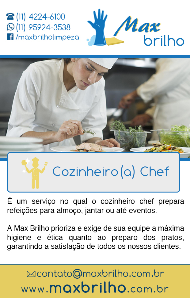 Max Brilho - Chef de Cozinha em So Bernardo do Campo, Centro