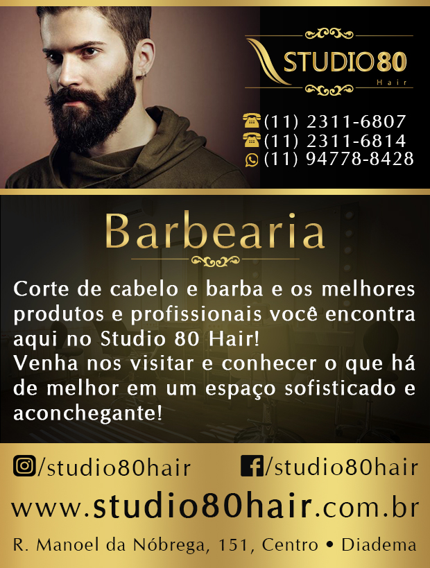 Studio 80 Hair - Barbearias em Diadema, Campanrio