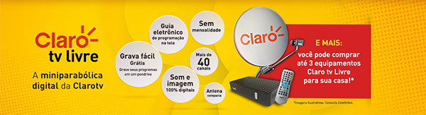 OI LIVRE HD - CLARO LIVRE DIGITAL - BRASIL ANTENAS EM FEIRA DE SANTANA