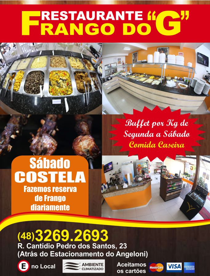 Restaurante Comida por Kilo em Ingleses, Norte da Ilha , Comida Caseira, Buffet por Kilo, Frango Assado