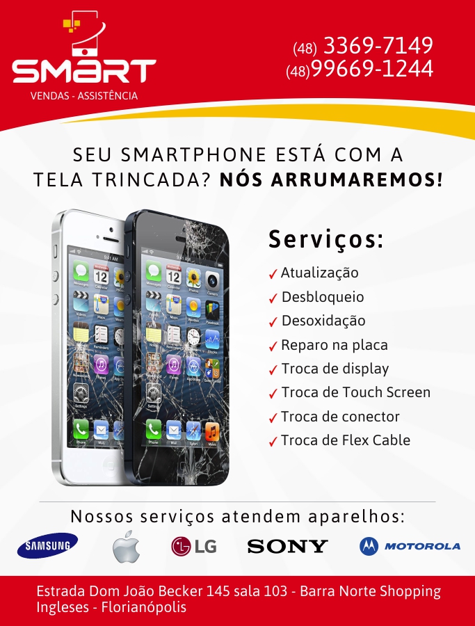 Conserto de Celulares em Ingleses, Norte da Ilha, Florianpolis, Assistncia Tcnica, Acessrios