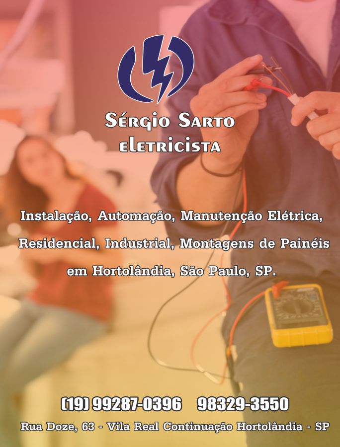 sergio sarto eletricista em hortolndia, So Paulo, SP, no portal o melhor do bairro