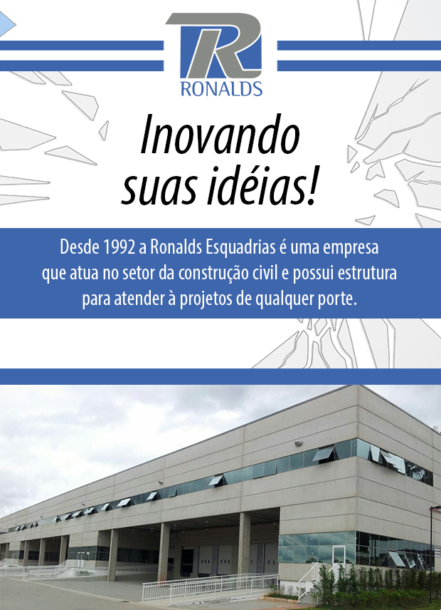 Ronalds - Esquadrias de Alumnio para Indstrias em Ipiranga, Zona Sul, So Paulo.