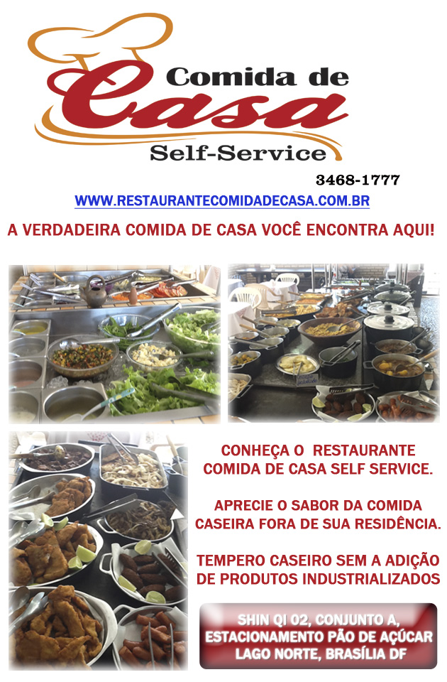 Self Service no Lago Norte Braslia DF, Restaurante Self Service Comida de casa Braslia-DF