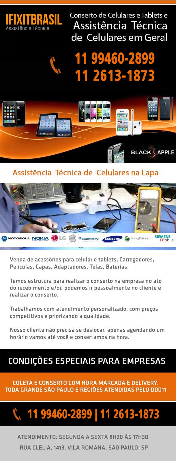 Assistncia tcnica celulares na lapa