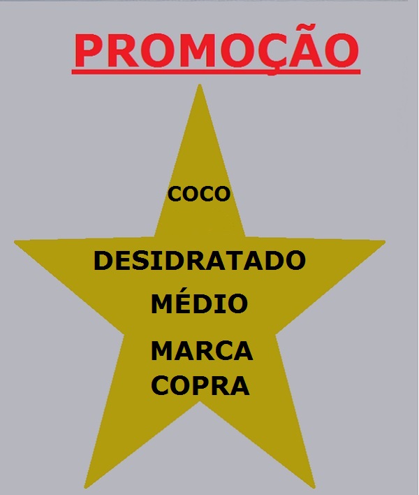 Promoo de Coco Desidratado Marca Copra