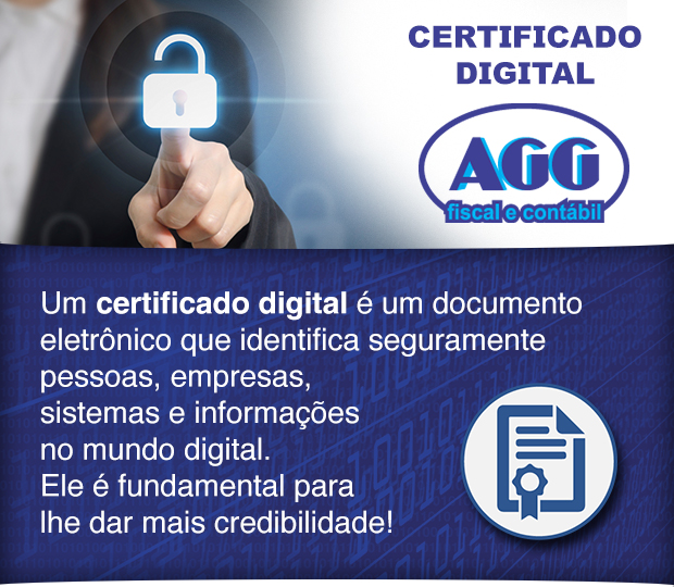 AGG - Fiscal e Contbil - Certificao Digital Para Pessoa Fsica em Barcelona, So Caetano do Sul