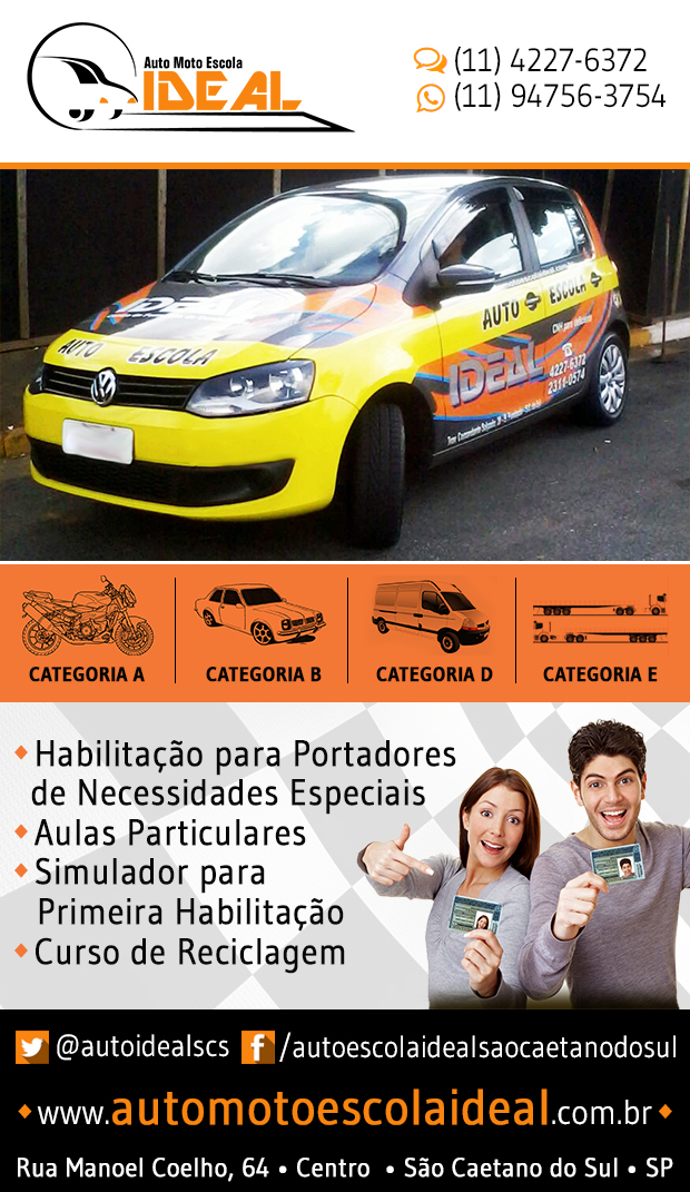 Auto Moto Escola Ideal - Habilitao de Carros e Motos em So Caetano do Sul, Prosperidade