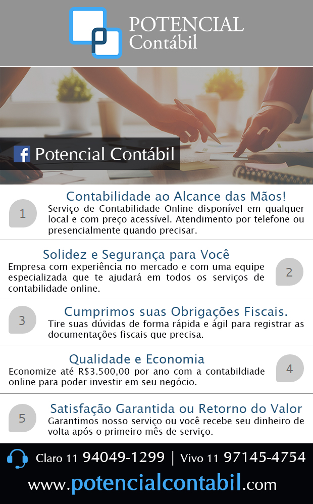 Potencial Contbil - Contabilidade Online em So Caetano do Sul,Santo Antonio