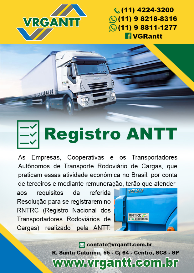 VGRantt - Registro ANTT em So Caetano do Sul