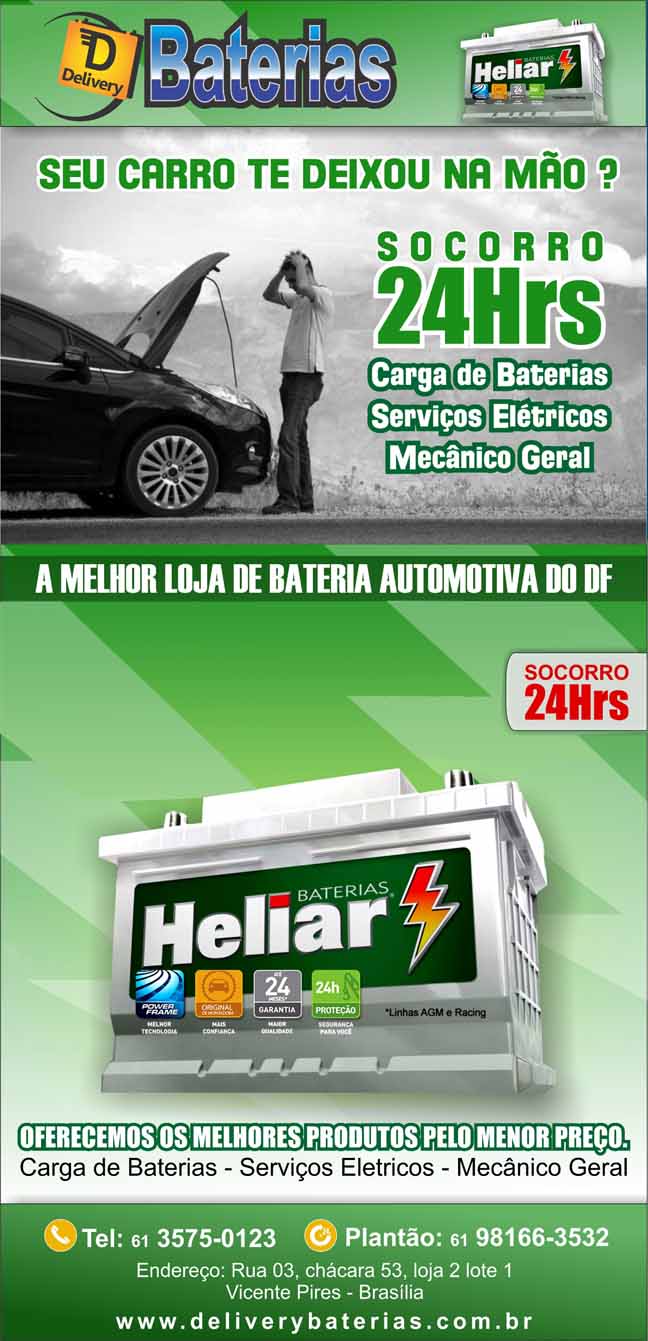 Autorizada de Baterias em Taguatinga Sul, Baterias para carro em Taguatinga Sul Braslia DF