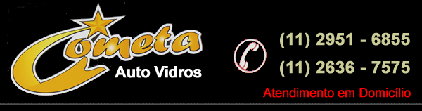 logotipo cometa auto vidros